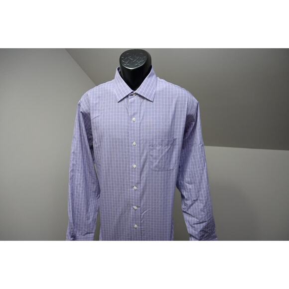 Brooks Brothers Regent Dress Shirt Plaid Button Up Mens Size 17.5 34/35 XL - Picture 3 of 9